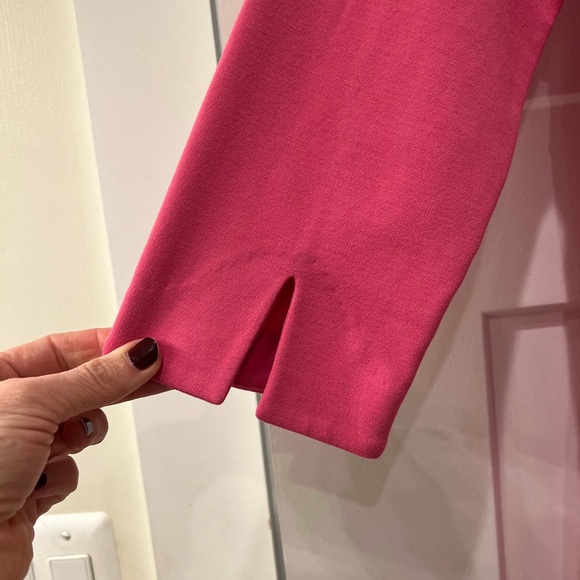 Adorable NWT Kate Spade Pink Dress with Flower Collar Size Small - Picture 4 of 4